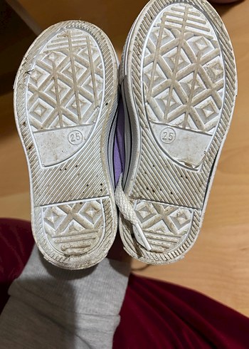 Mor Kız Çocuk Sneakers Velcro Bağcıklı - Görsel 4