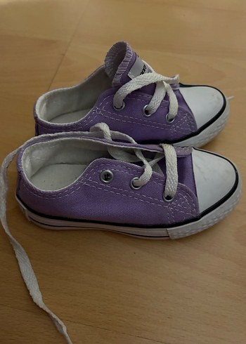 Mor Kız Çocuk Sneakers Velcro Bağcıklı - Görsel 2