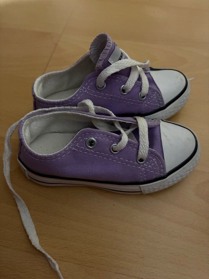 Mor Kız Çocuk Sneakers Velcro Bağcıklı - Görsel 2