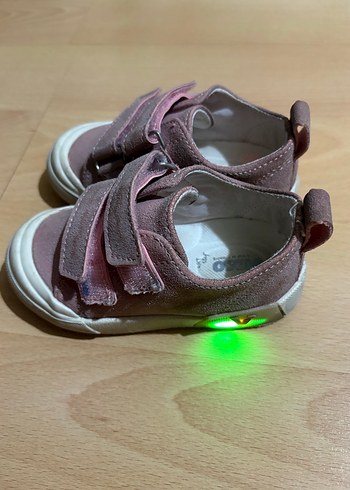 Kız Çocuk Pembe Cırt Cırtlı Spor Ayakkabı - Görsel 2