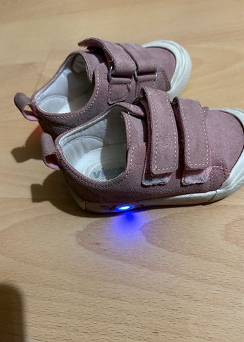 Kız Çocuk Pembe Cırt Cırtlı Spor Ayakkabı - Görsel 3