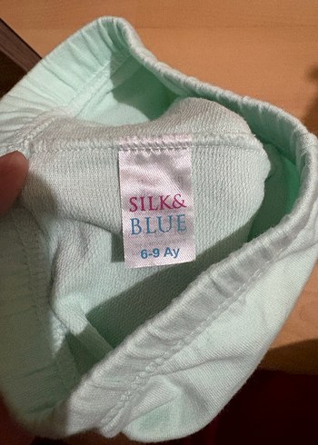 Mavi Pamuk Kız Çocuk Tayt - Görsel 2