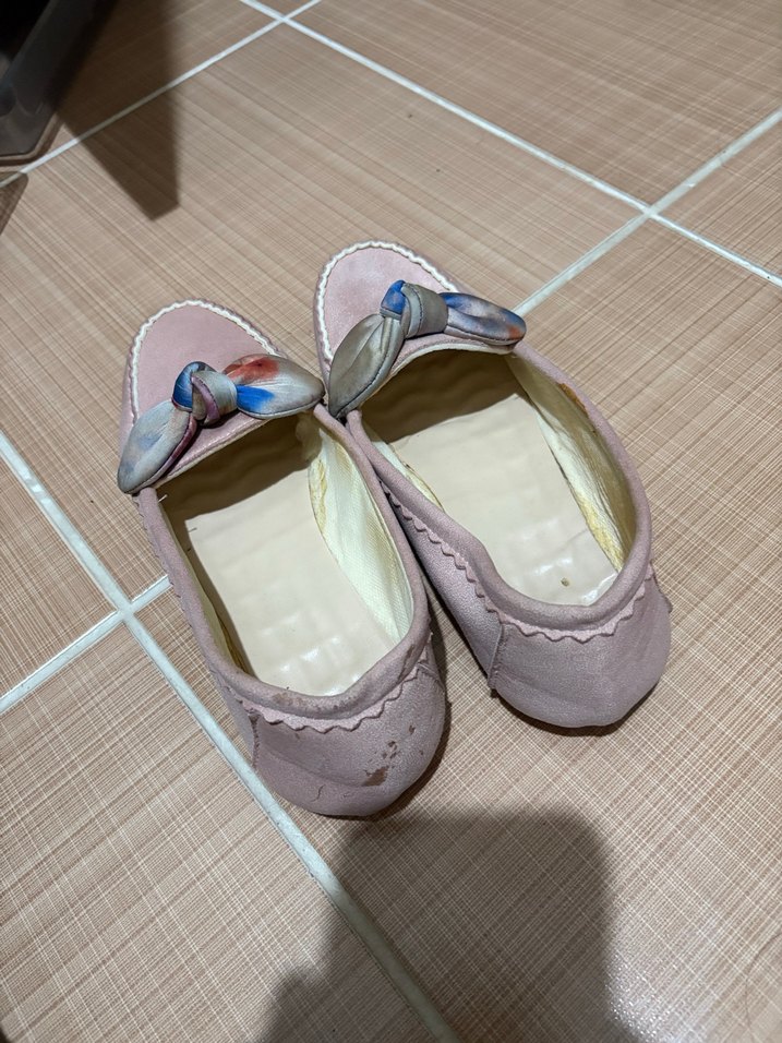 Pembe Fiyonklu Pastel Kadın Babet - Görsel 2