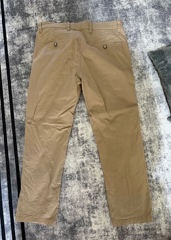 Bej Regular Fit Keten Erkek Pantolon - Görsel 3