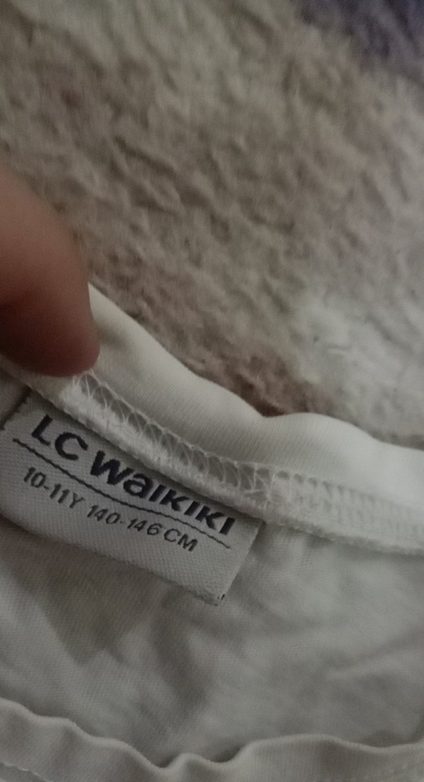 Kız Çocuk Çok Renkli Baskılı Tişört - Görsel 3