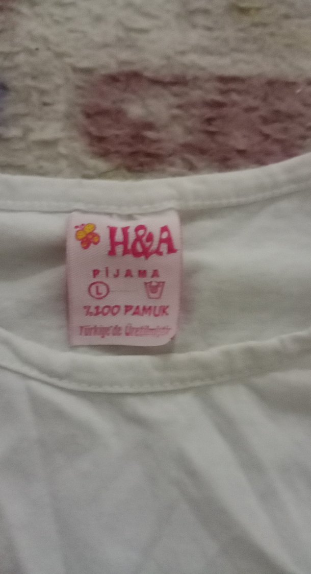 Kız Çocuk Beyaz Baskılı Tişört - Görsel 3