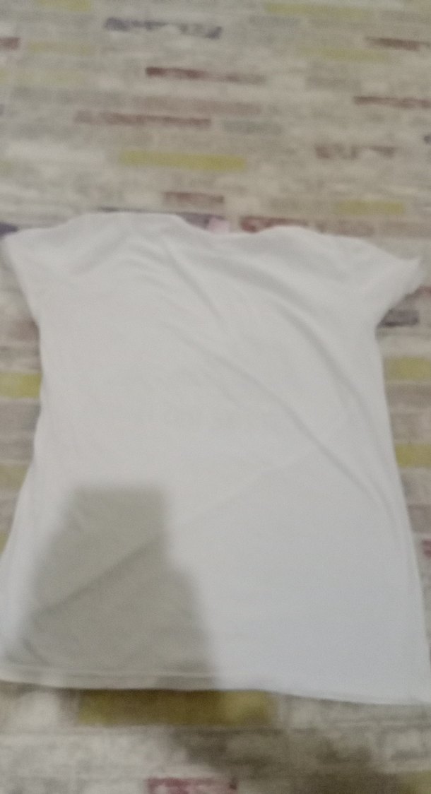 Kız Çocuk Beyaz Baskılı Tişört - Görsel 4