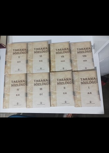 Tarama Sözlüğü Seti 8 Cilt - Görsel 2