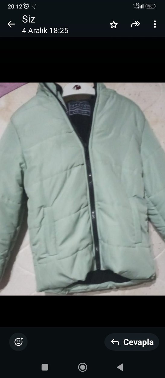 erkek çocuk montu eni 40cm.uzunlugu 50cm dir. - Görsel 2