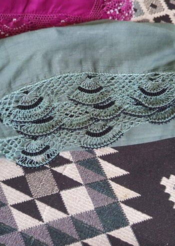 Renkli el yapımı tığ oyası - Görsel 4