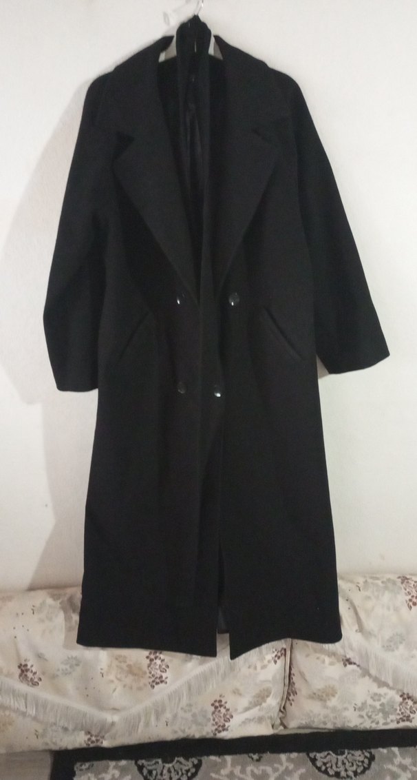 Siyah Uzun Kaban göğüs ölçüsü 58 cm.. uzunluğu 130 cm - Görsel 3