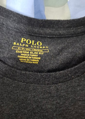 Erkek Gri Kısa Kollu Pamuklu Polo Tişört - Görsel 3