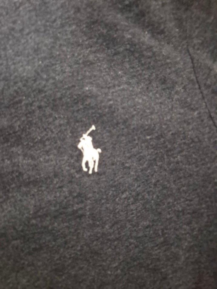 Erkek Gri Kısa Kollu Pamuklu Polo Tişört - Görsel 2