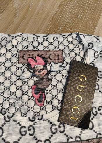 Taşlı Gucci Tişört - Görsel 2