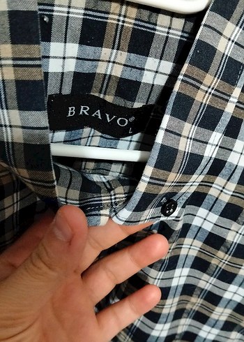 Kahverengi Kareli Erkek Gömlek - Görsel 3