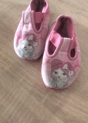 Kız Çocuk Pembe Polar Ev Terliği - Görsel 2