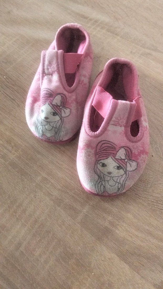 Kız Çocuk Pembe Polar Ev Terliği - Görsel 2