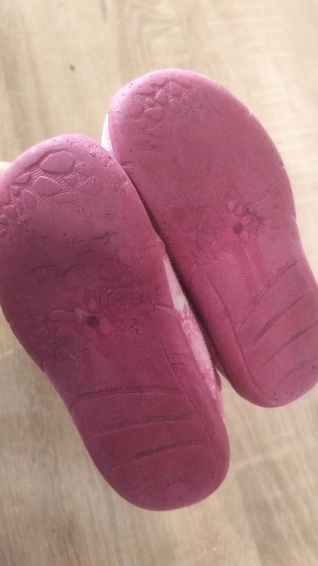 Kız Çocuk Pembe Polar Ev Terliği - Görsel 4