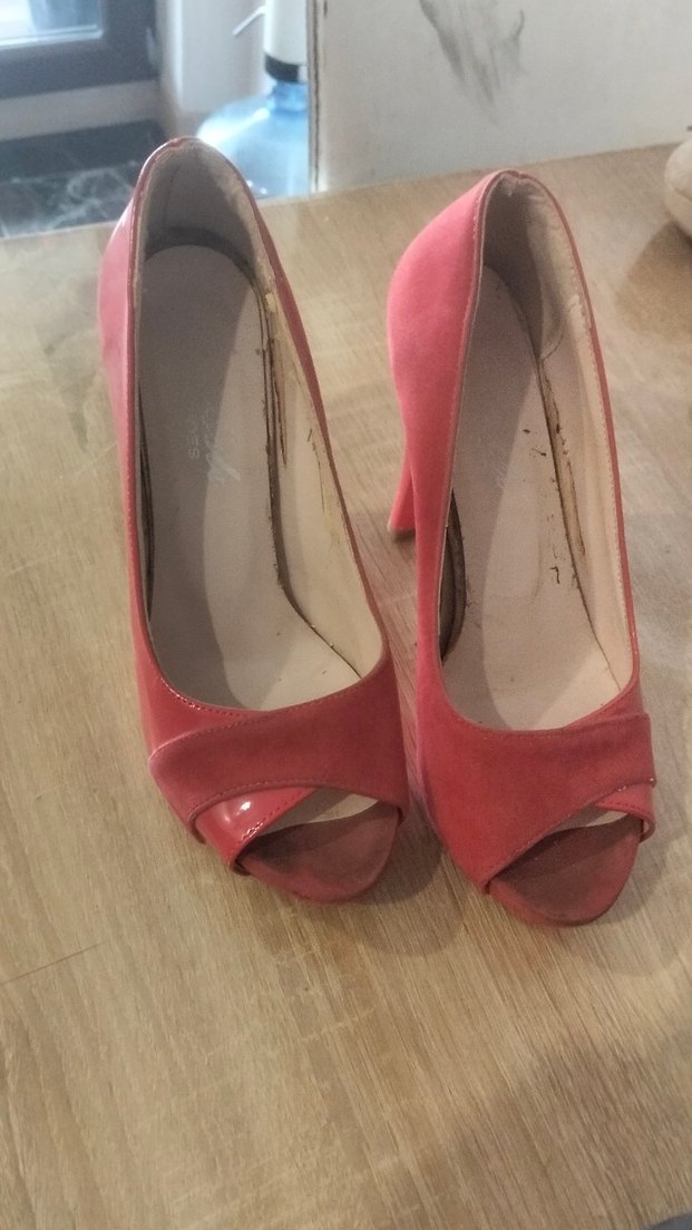 Parlak kırmızı abiye Topuklu Kadın Ayakkabı - Görsel 3