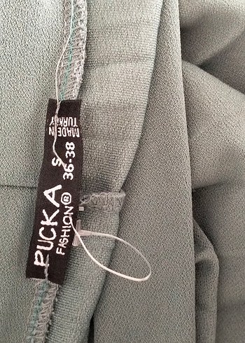 Yeşil Pilili Uzun Kadın Etek 36 38 beden - Görsel 3