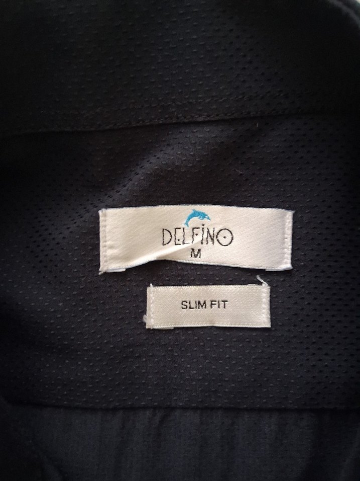 lacıvert Erkek Düğmeli Uzun Kollu Gömlek - Görsel 2