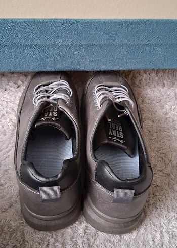 Gri Bağcıklı Erkek Günlük Ayakkabı - Görsel 3