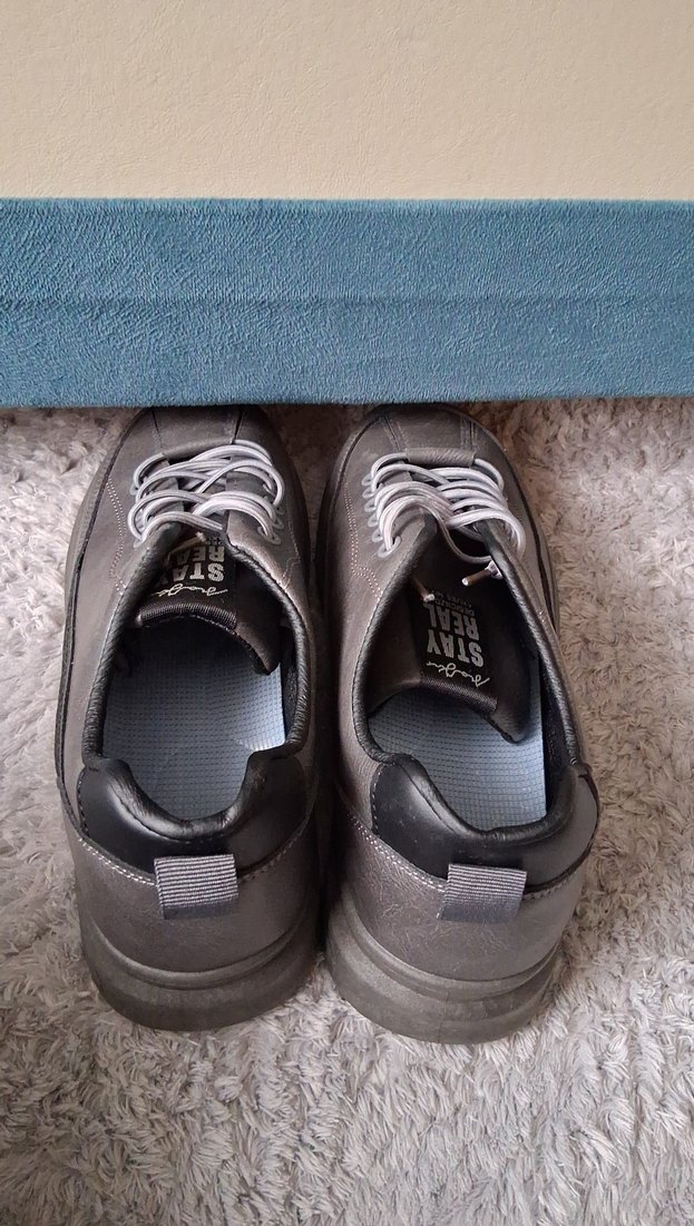 Gri Bağcıklı Erkek Günlük Ayakkabı - Görsel 3