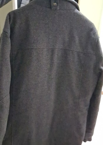 Gri Düğmeli Erkek Denim kaşe - Görsel 7