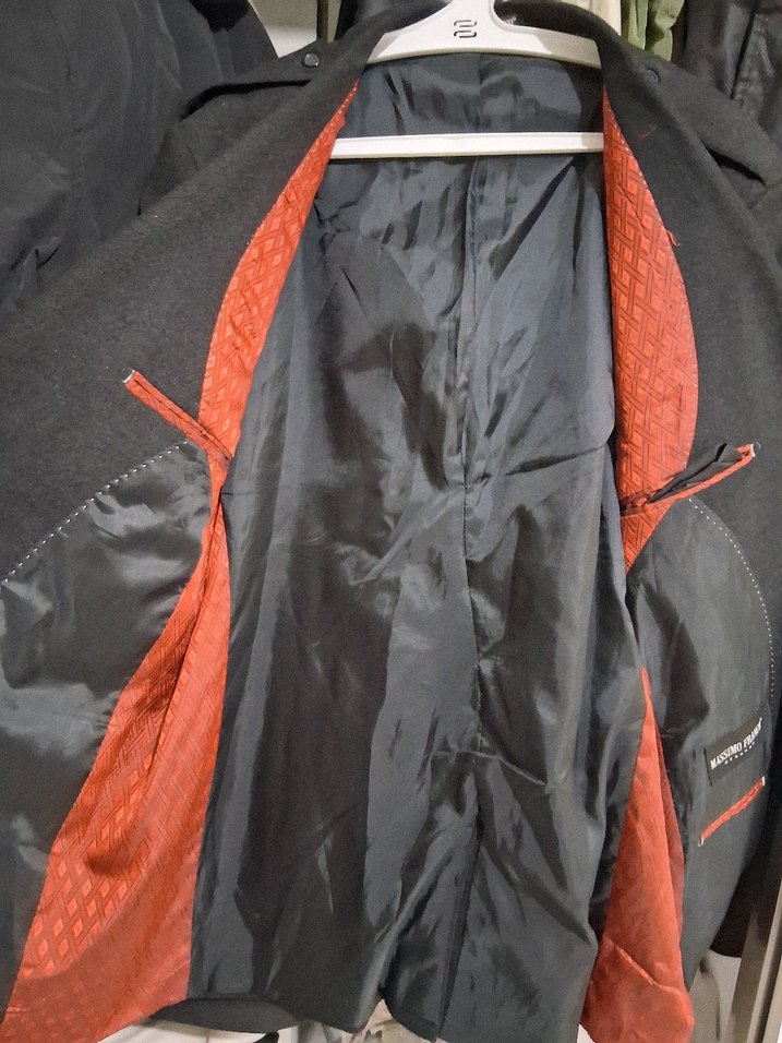 Düğmeli Notch Yaka Gri Erkek Ceket - Görsel 5