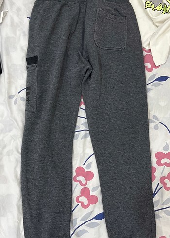 Gri Erkek Çocuk Rahat Kesim Eşofman Altı - Görsel 3