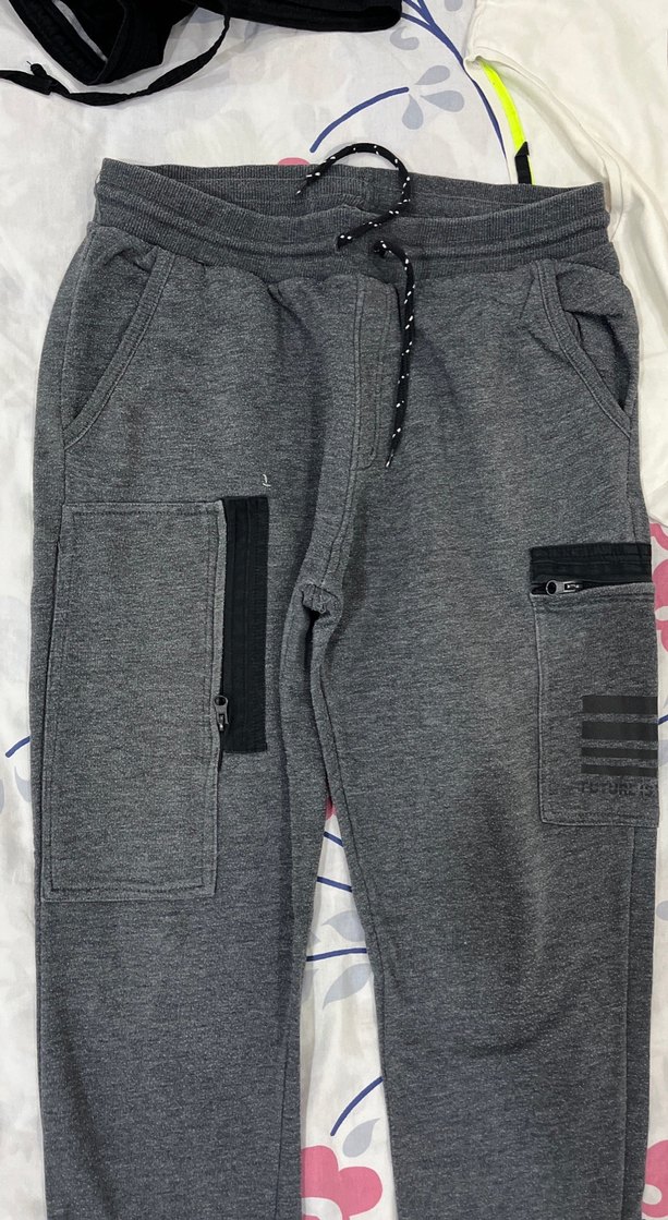 Gri Erkek Çocuk Rahat Kesim Eşofman Altı - Görsel 2