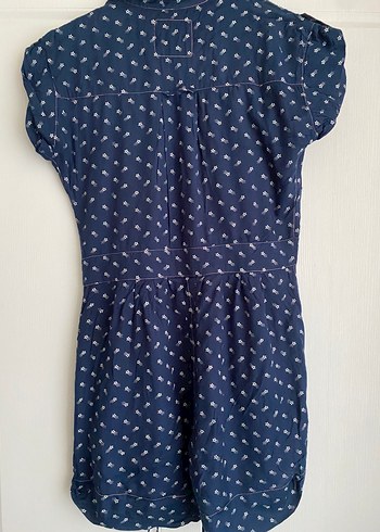 vintage lacivert, desenli sort tulum - Görsel 2