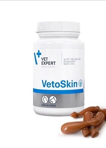 VetExpert VetoSkin Cilt Destek Takviyesi 90 kampül