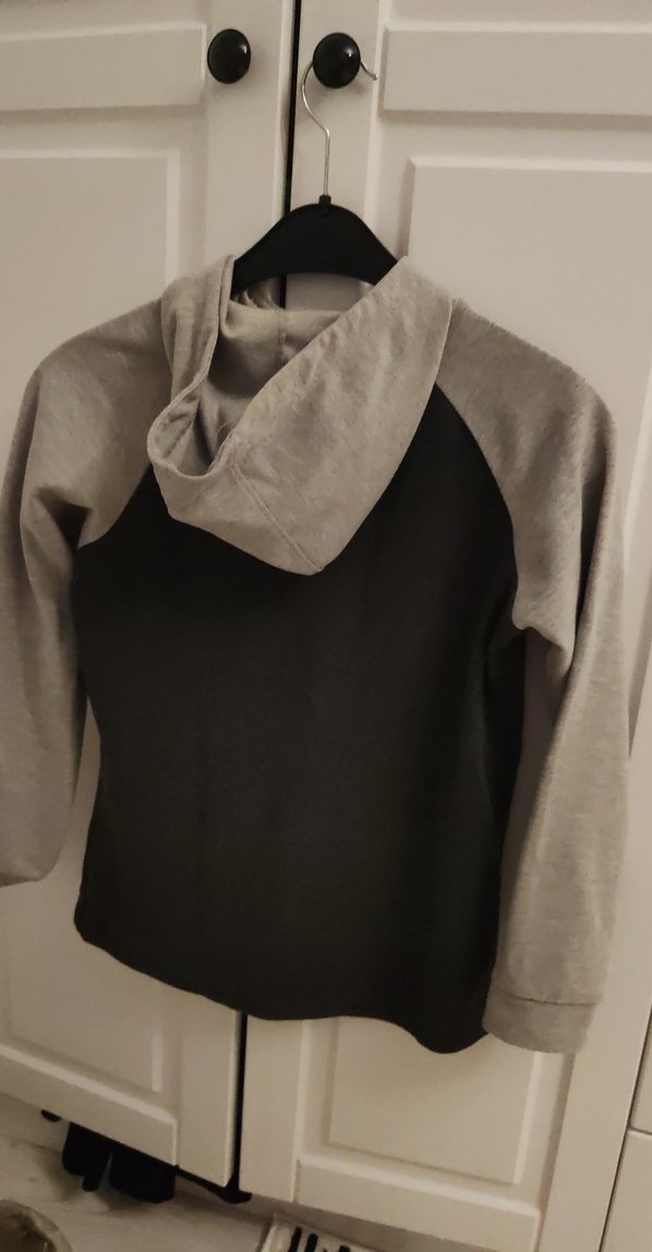 Erkek Çocuk Gri Fermuarlı Sweatshirt - Görsel 2