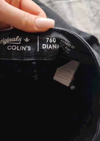 Siyah Kadın Sade Skinny Jean - Görsel 2