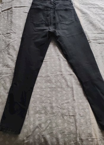 Siyah Kadın Sade Skinny Jean - Görsel 4