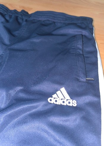 Erkek Mavi Orijinal Adidas Fermuar cepli Eşofman - Görsel 2