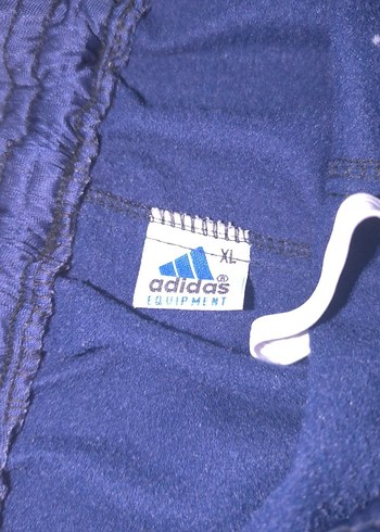 Erkek Mavi Orijinal Adidas Fermuar cepli Eşofman - Görsel 3