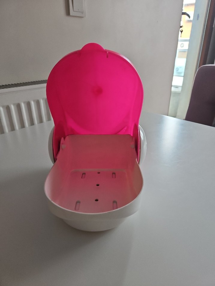 Pembe kız çocuk bisiklet sepeti - Görsel 3