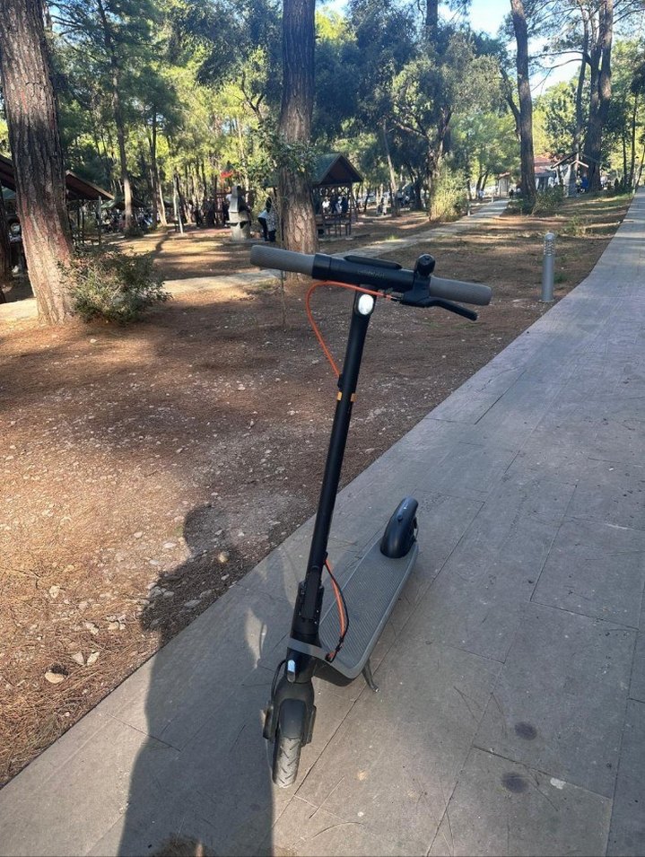 gri elektrik scooter ninebot e2 plus - Görsel 3