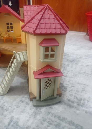 Sylvanian aile evi Pembe Çatılı Oyuncak Ev - Görsel 8