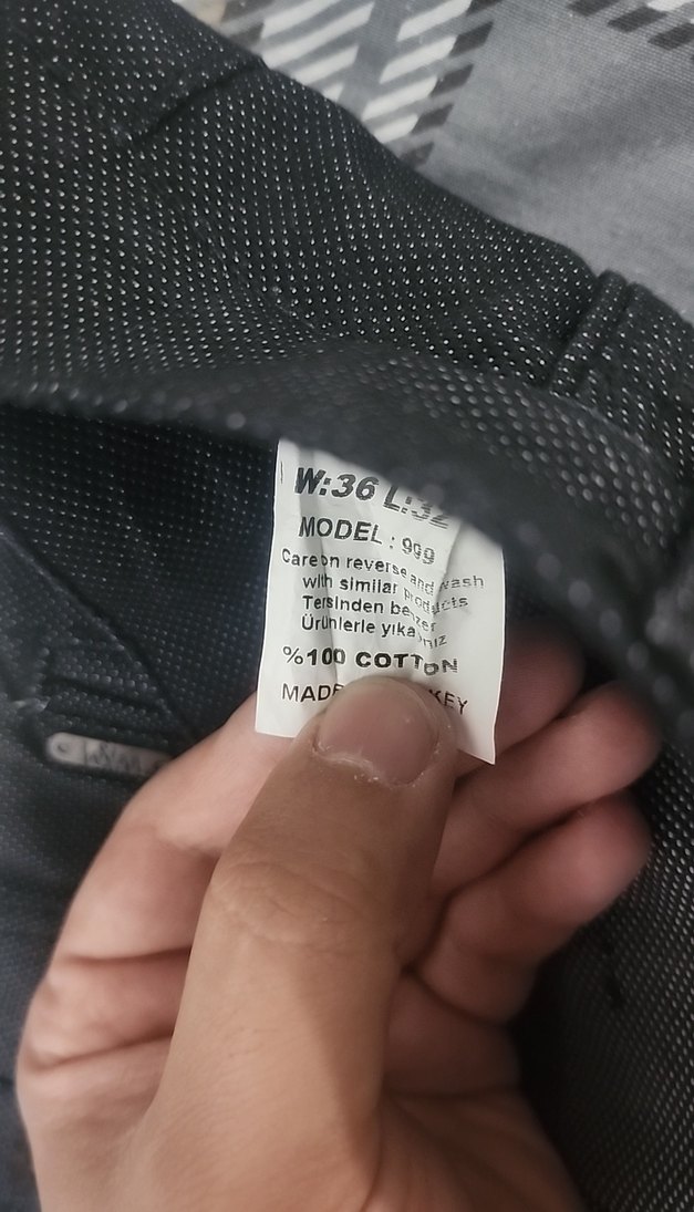 SIYAH KUMAŞ PANTOLON - Görsel 3