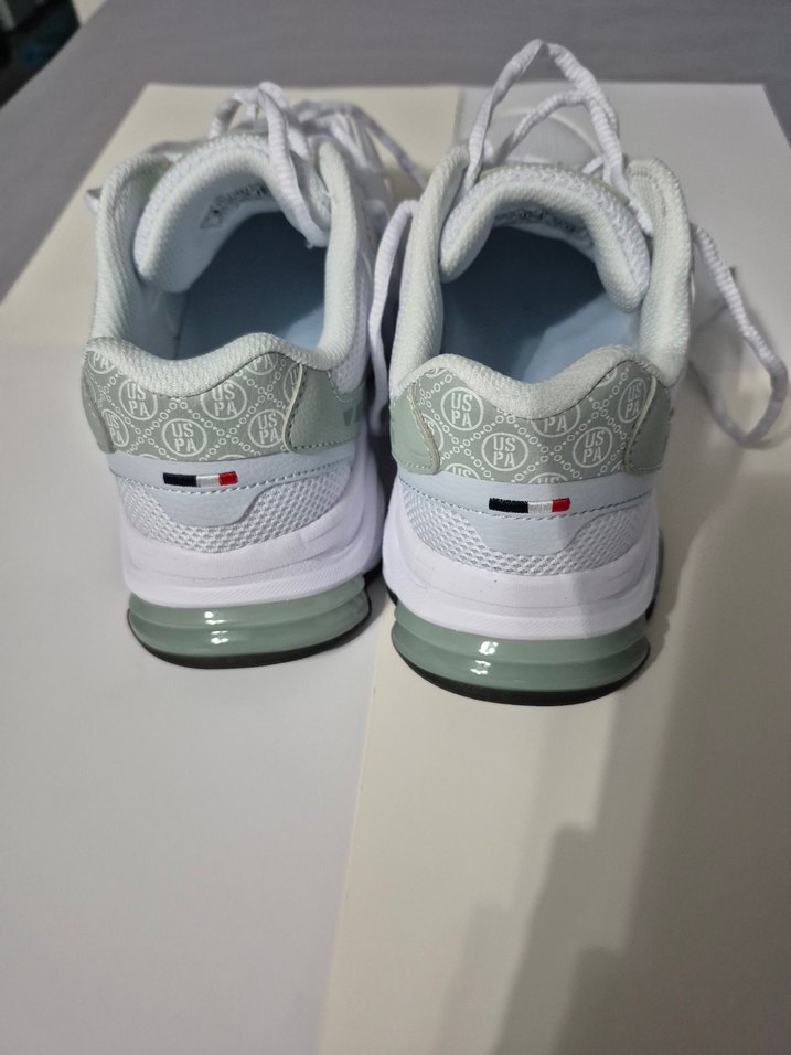 U.S.Polo Assn Beyaz Kadın Spor Ayakkabısı - Görsel 3