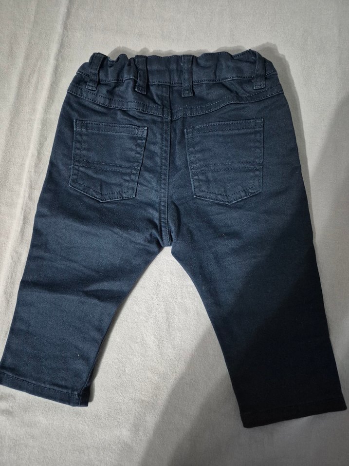 Erkek Çocuk laciver Kemerli Denim Pantolon - Görsel 4