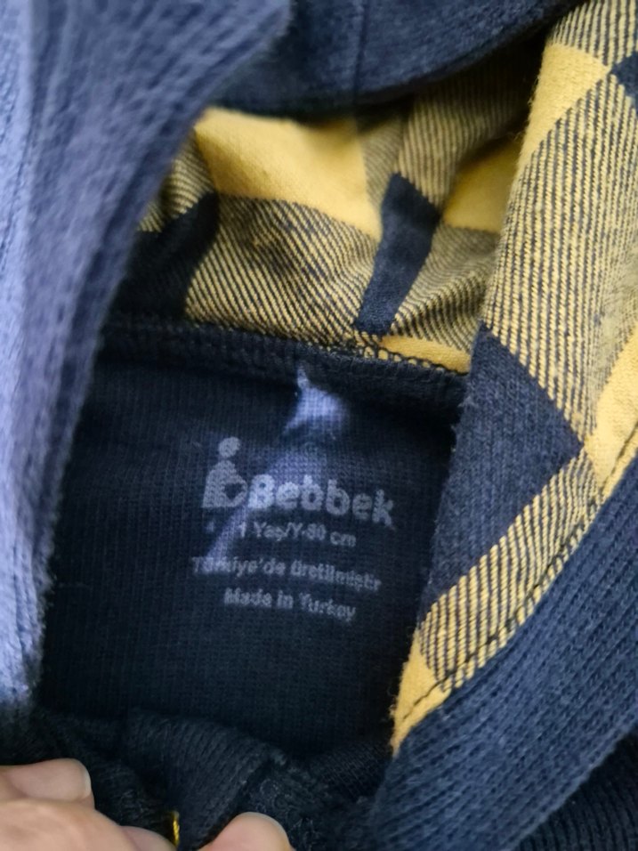 Kapüşonlu Erkek Çocuk hırka - Görsel 2