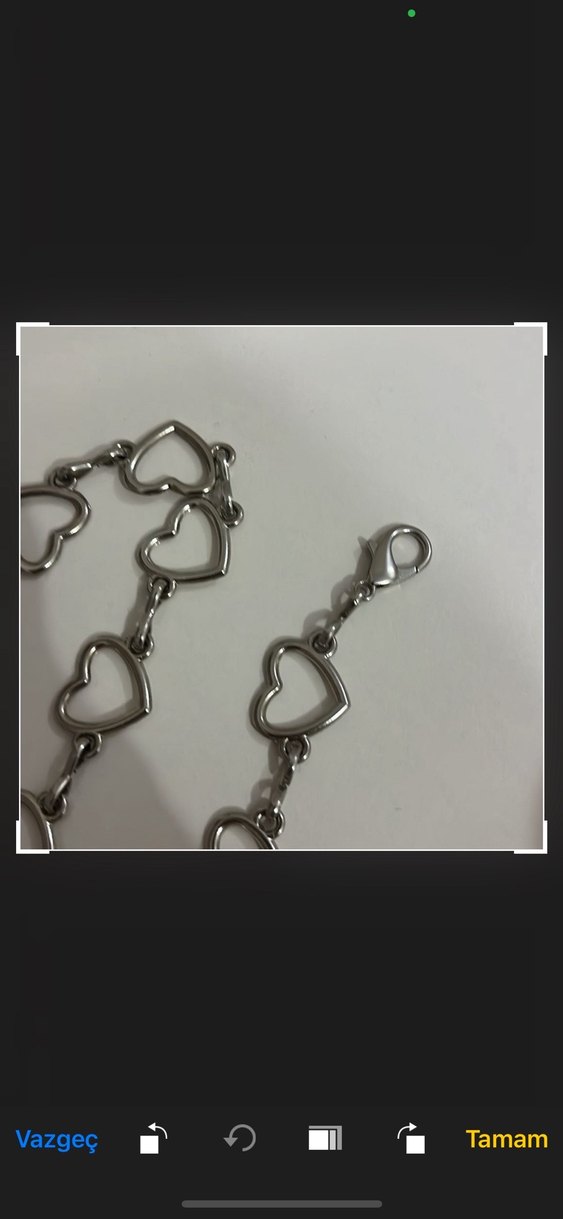 Gri Zincir Detaylı Kadın El Zinciri kemer - Görsel 3