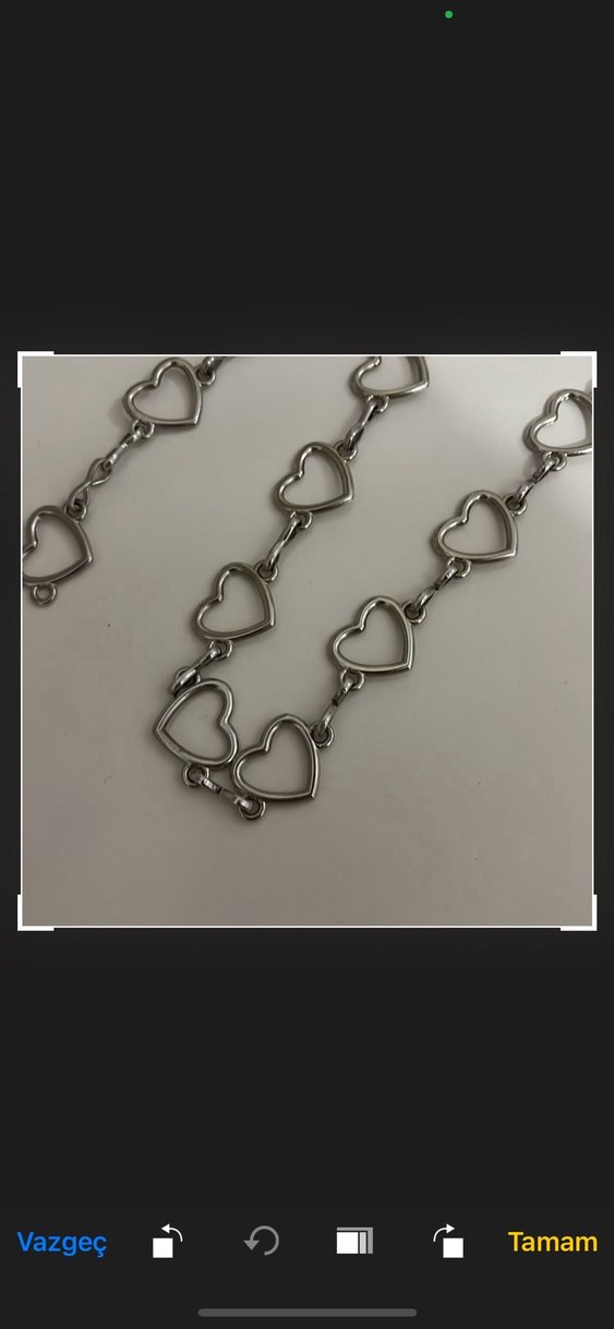 Gri Zincir Detaylı Kadın El Zinciri kemer - Görsel 4