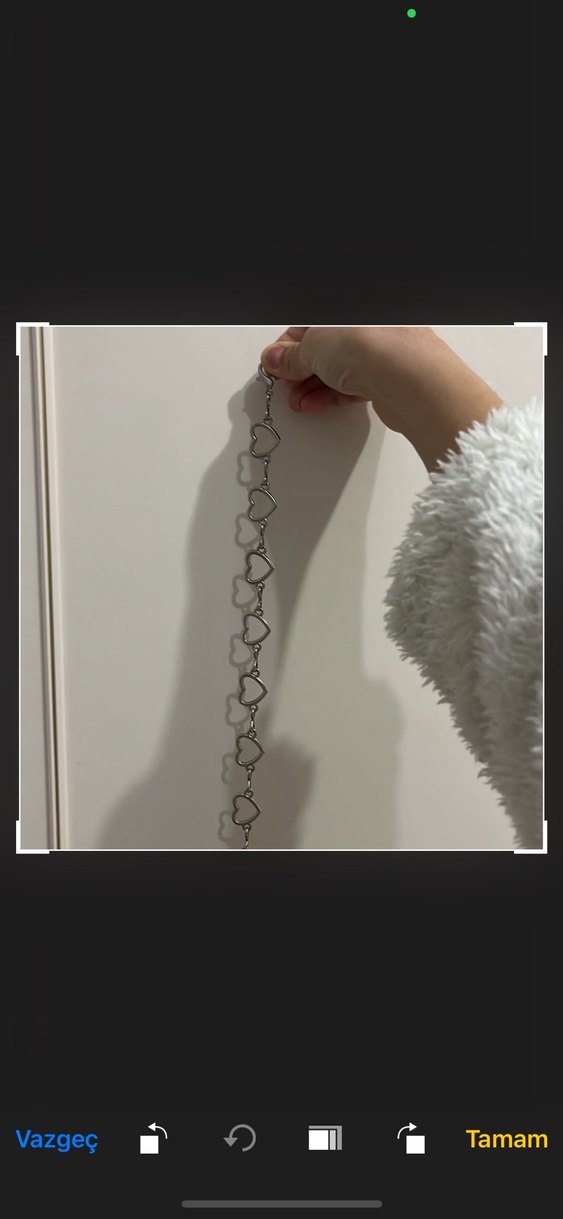 Gri Zincir Detaylı Kadın El Zinciri kemer - Görsel 2