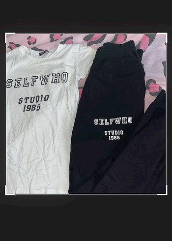 Düğmeli Siyah Kadın Eşofman takımı - Görsel 5