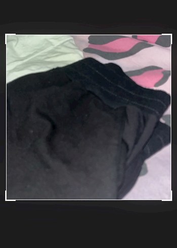 Düğmeli Siyah Kadın Eşofman takımı - Görsel 6